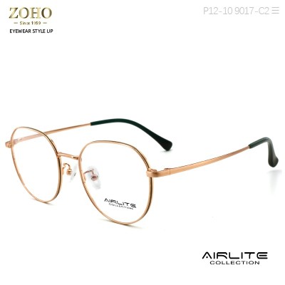 METAL MATERIAL OPTICAL FRAME RETRO DESIGN WITH ACETATE TEMPLE TIP