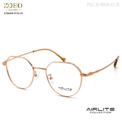 METAL MATERIAL OPTICAL FRAME RETRO DESIGN WITH ACETATE TEMPLE TIP