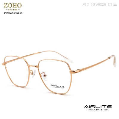 METAL MATERIAL OPTICAL FRAME RETRO DESIGN WITH ACETATE TEMPLE TIP