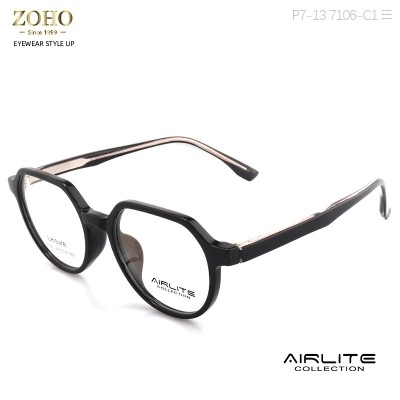 TR MATERIAL OPTICAL FRAME WITH ACETATE TEMPLE RETRO STYLES