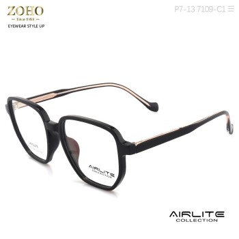 TR MATERIAL OPTICAL FRAME WITH ACETATE TEMPLE RETRO STYLES