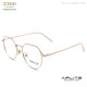 RETRO STYLE METAL OPTICAL FRAME WITH TR TEMPLE TIP FOR UNISEX AIRLITE BRAND