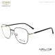 RETRO STYLE METAL OPTICAL FRAME WITH TR TEMPLE TIP FOR UNISEX AIRLITE BRAND