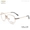 RETRO STYLE METAL OPTICAL FRAME WITH TR TEMPLE TIP FOR UNISEX AIRLITE BRAND