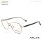 RETRO STYLE METAL OPTICAL FRAME WITH TR TEMPLE TIP FOR UNISEX AIRLITE BRAND