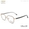 RETRO STYLE METAL OPTICAL FRAME WITH TR TEMPLE TIP FOR UNISEX AIRLITE BRAND