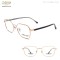 RETRO STYLE METAL OPTICAL FRAME WITH TR TEMPLE TIP FOR UNISEX AIRLITE BRAND