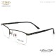 RETRO STYLE METAL OPTICAL FRAME WITH TR TEMPLE TIP FOR UNISEX AIRLITE BRAND