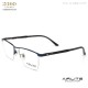 RETRO STYLE METAL OPTICAL FRAME WITH TR TEMPLE TIP FOR UNISEX AIRLITE BRAND