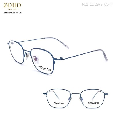Trendy Style Metal Optical Frame With TR Temple Tip for Unisex