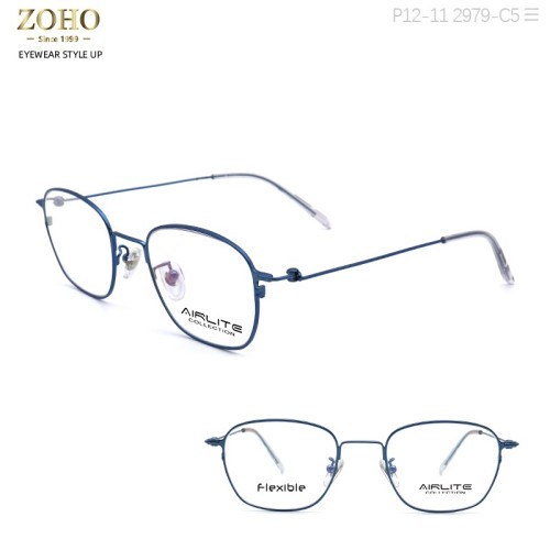 Trendy Style Metal Optical Frame With TR Temple Tip for Unisex