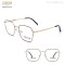 Retro Style Glasses Metal Optical Frame With TR Temple Tip for Unisex