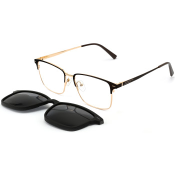 Magnetic Spectacle Glasses Driving Metal Clip On Sunglasses Frame