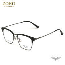 Custom Eyeglasses Metal Mixed TR Fashion Business Browline Glasses for Office