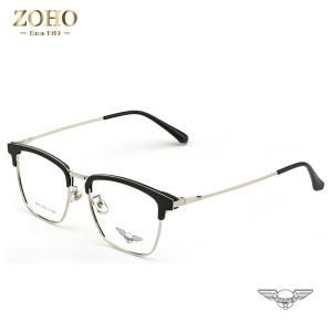 Custom Eyeglasses Metal Mixed TR Fashion Business Browline Glasses for Office