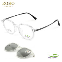 2022 Trending Mens Hip Hop Eyewear Young Male Female Eyeglasses Rectangle Sunglasses TR90 Magnetic Glasses Frames