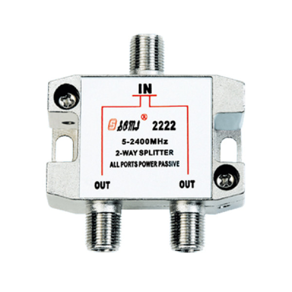 European Type Indoor 2 way Satellite Splitter (5-2400MHz)