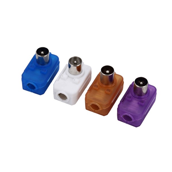 IEC male connector, used for 4C coaxial cable, easy to assemble.