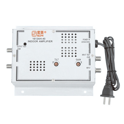 TV antenna amplifier, aluminium housing, Adjustable Gain 40dB（for catv use）