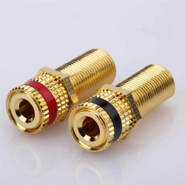 RCA Connector, RCA Jack, Gold-plated for Audio Using