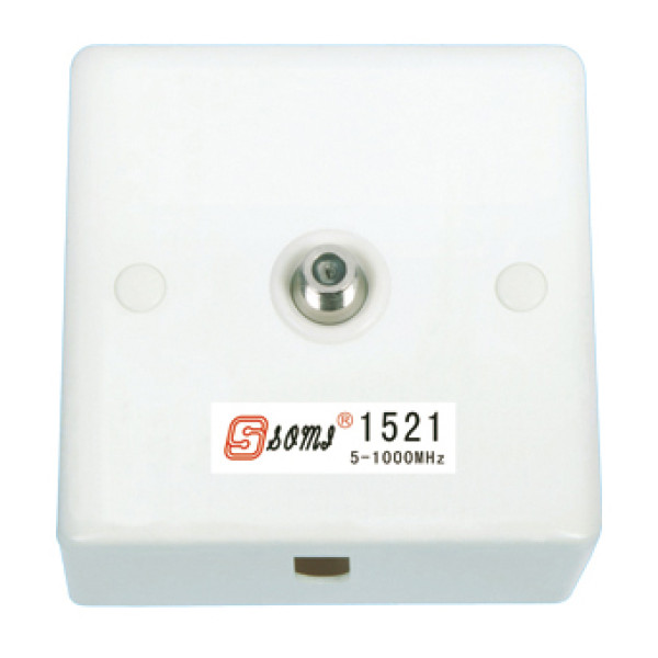 CATV wall socket|tv Outlet| 5-1000 MHz|one port terminal type F connector