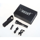 Hugsby rechargeable aluminum led torchlight XML2 U2 V6
