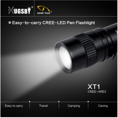 Pen aluminum mini led flashlight XT1
