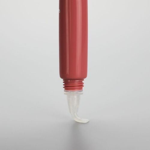 10g new design empty cosmetic plastic soft lip gloss tube eye gel with long silicon applicator