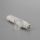 15g triple roller massage applicator ball plastic cosmetic tube with clear special screw cap