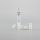 16mm 9g small capacity clear plastic long nozzle nano golden face mask tube with screw cap