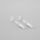 16mm 9g small capacity clear plastic long nozzle nano golden face mask tube with screw cap