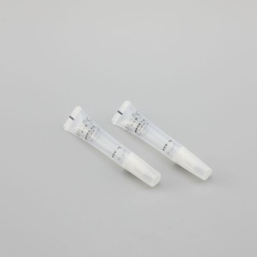 16mm 9g small capacity clear plastic long nozzle nano golden face mask tube with screw cap