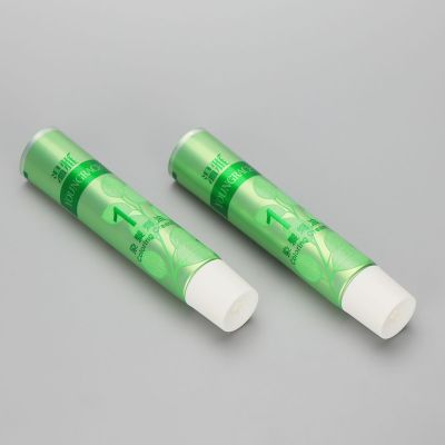 25mm 30g new design hair care hair dye shampoo aluminum packaging tube with white screw cap