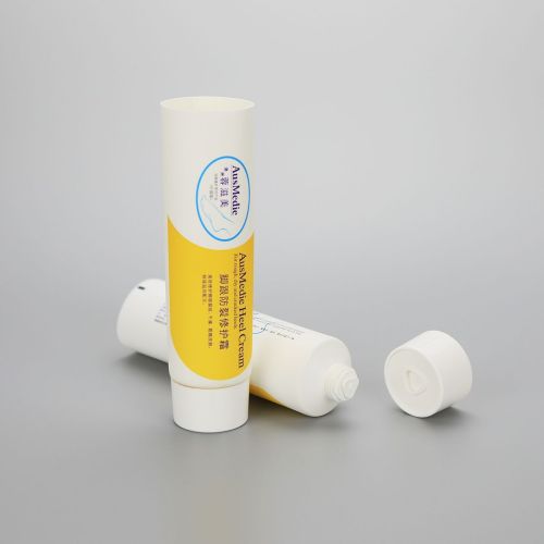 80g skin care body lotion tube cream tube plastic cosmetic tube packaging with fancy twist off cap