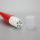 120g red essence oil body lotion cosmetic plastic tube with 5 metal roll on massage ball and cover