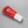 120g red essence oil body lotion cosmetic plastic tube with 5 metal roll on massage ball and cover