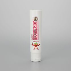 28mm 50g/1.76oz small diameter ABL/PBL plastic empty toothpaste tubes with white flip top cap