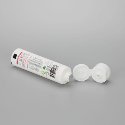 28mm 50g/1.76oz small diameter ABL/PBL plastic empty toothpaste tubes with white flip top cap