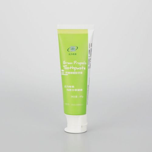 60g toothpaste tube hotel toothpaste tube plastic toothpaste packaging tube with Doctor flip top cap