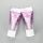 D40mm 3.5oz/100g PBL cute plastic transparent purple hand cream tube with special shape sealing