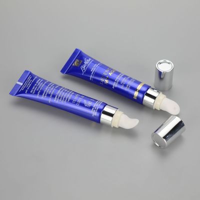 15ml/0.5oz cosmetic tube for lip gloss lip balm container with slant lip applicator