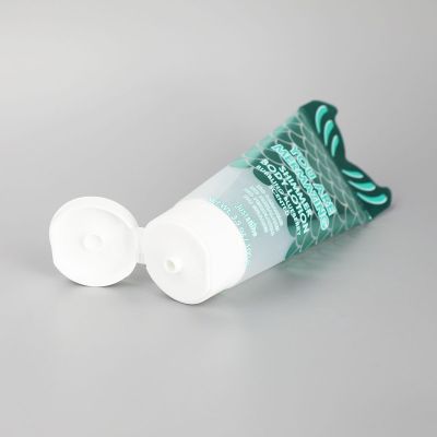 D40mm 3.5oz/100g cute gradient green specail sealed tube hand cream tube hot stamping tube