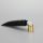 20ml Matt black plastic cosmetic slanted lip balm tube lip gloss tube with golden screw cap