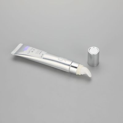 18ml aluminum plastic lip gloss container lip balm tube cosmetic tubes with slant lip applicator