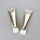 High glossy 130g aluminum plastic cosmetic tube for facial cleanser with flip top cap
