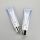 100g gradient grey aluminum plastic cosmetic facial cleanser tube with silver screw cap