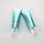 120g gradient green high glossy facial cleanser hair gels tube with high quality acrylic screw cap