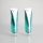 120g gradient green high glossy facial cleanser hair gels tube with high quality acrylic screw cap