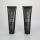 200g Dark black hair gel plastic empty squeeze packaging tube with high quality glossy flip top cap