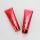 110g High glossy shiny material red facial cleanser packaging tube with luxury glossy screw cap
